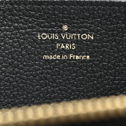 Louis Vuitton Empreinte Monogram Giant Zippy Wallet Black Beige 5 of 6