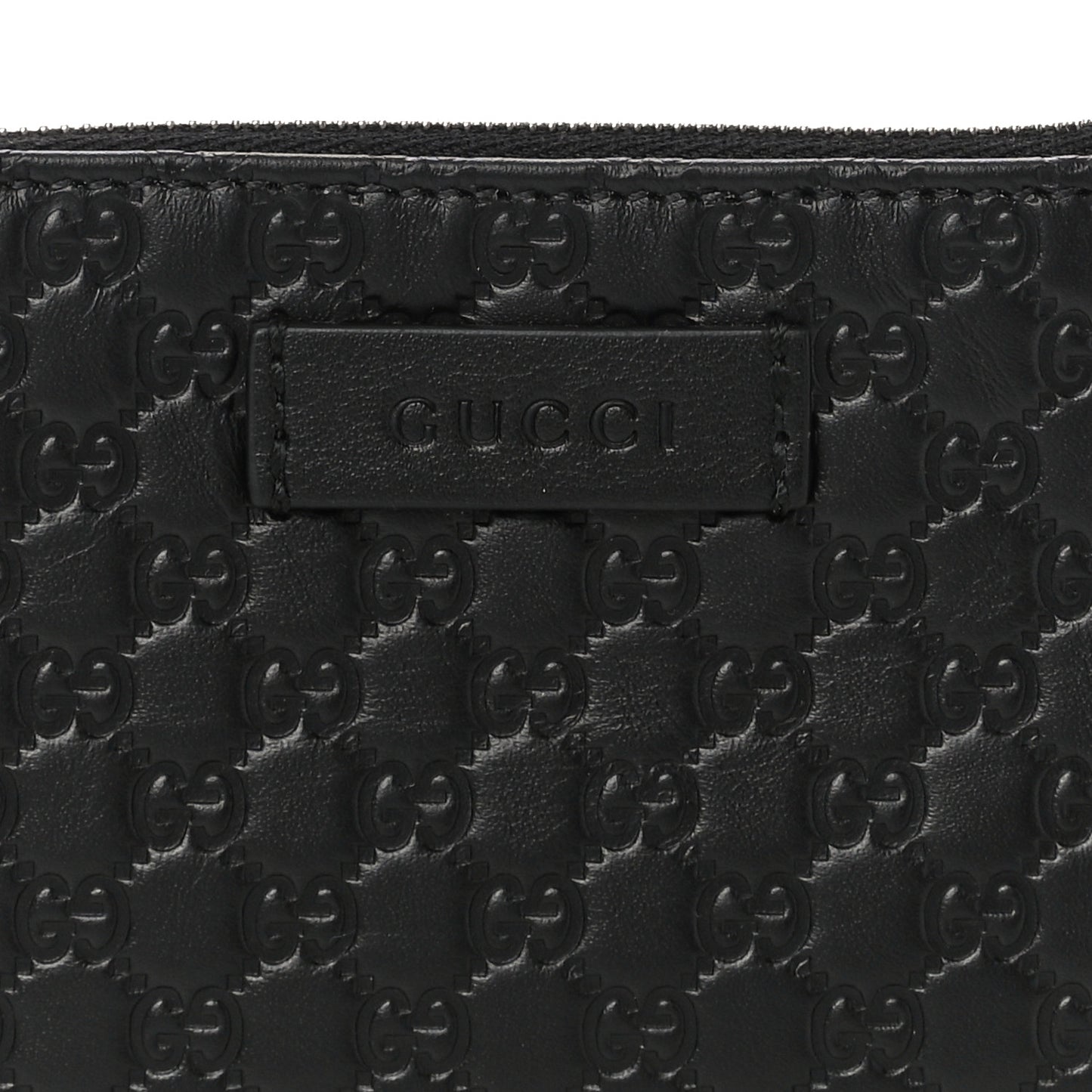 Microguccissima Key Ring Coin Case Black
