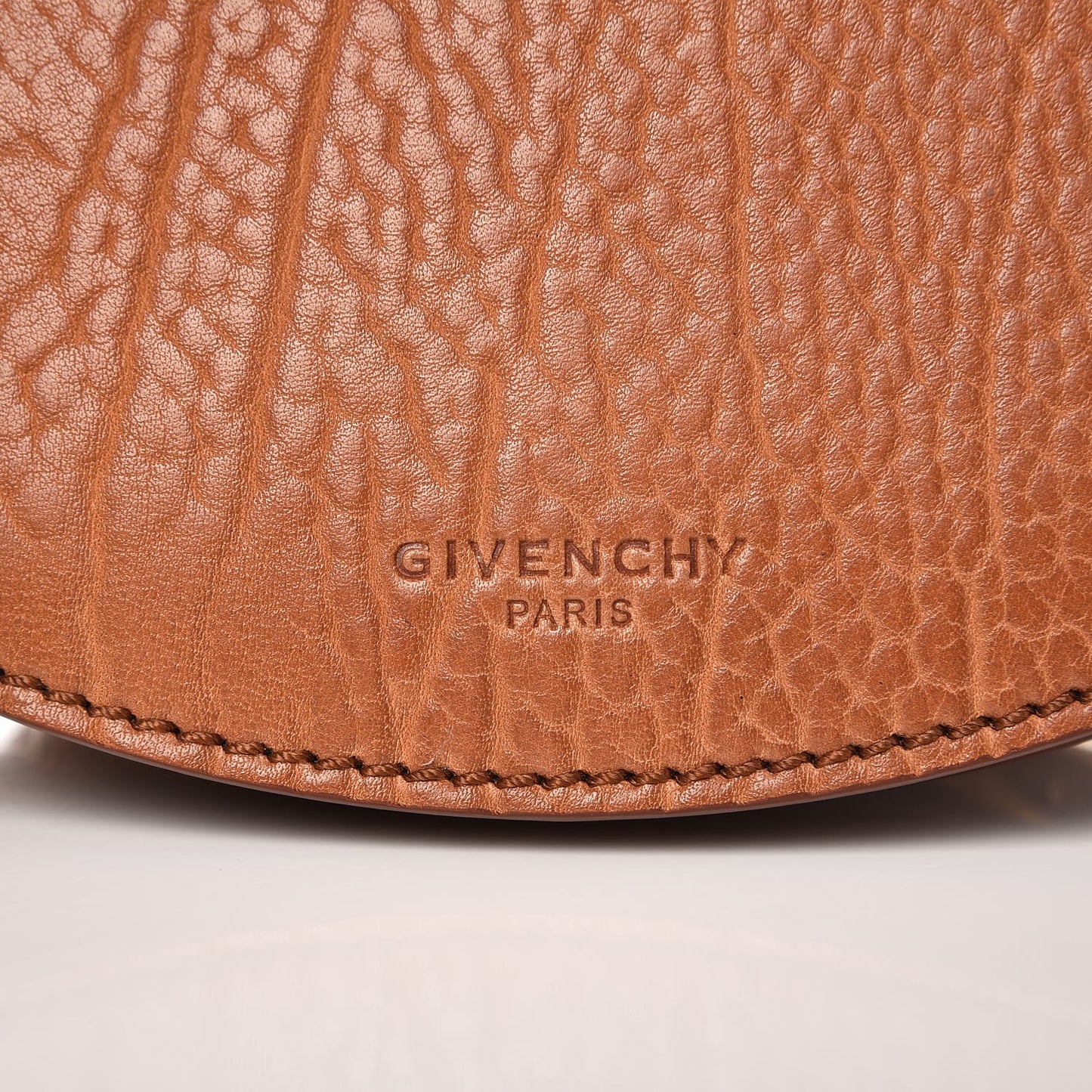 Bullhide Calfskin Mini Infinity Saddle Bag Cognac