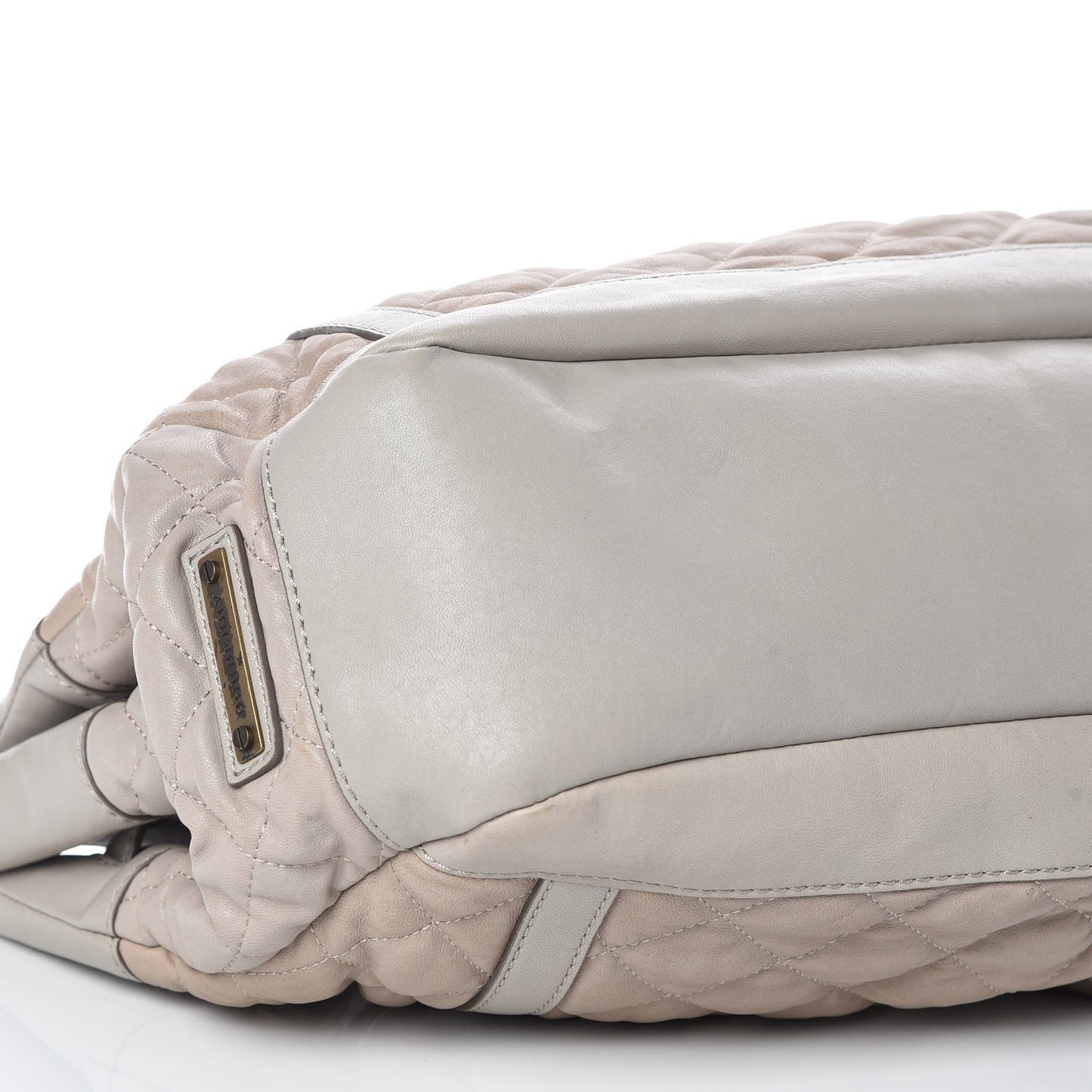 Lambskin Quilted Enmore Tote Grey