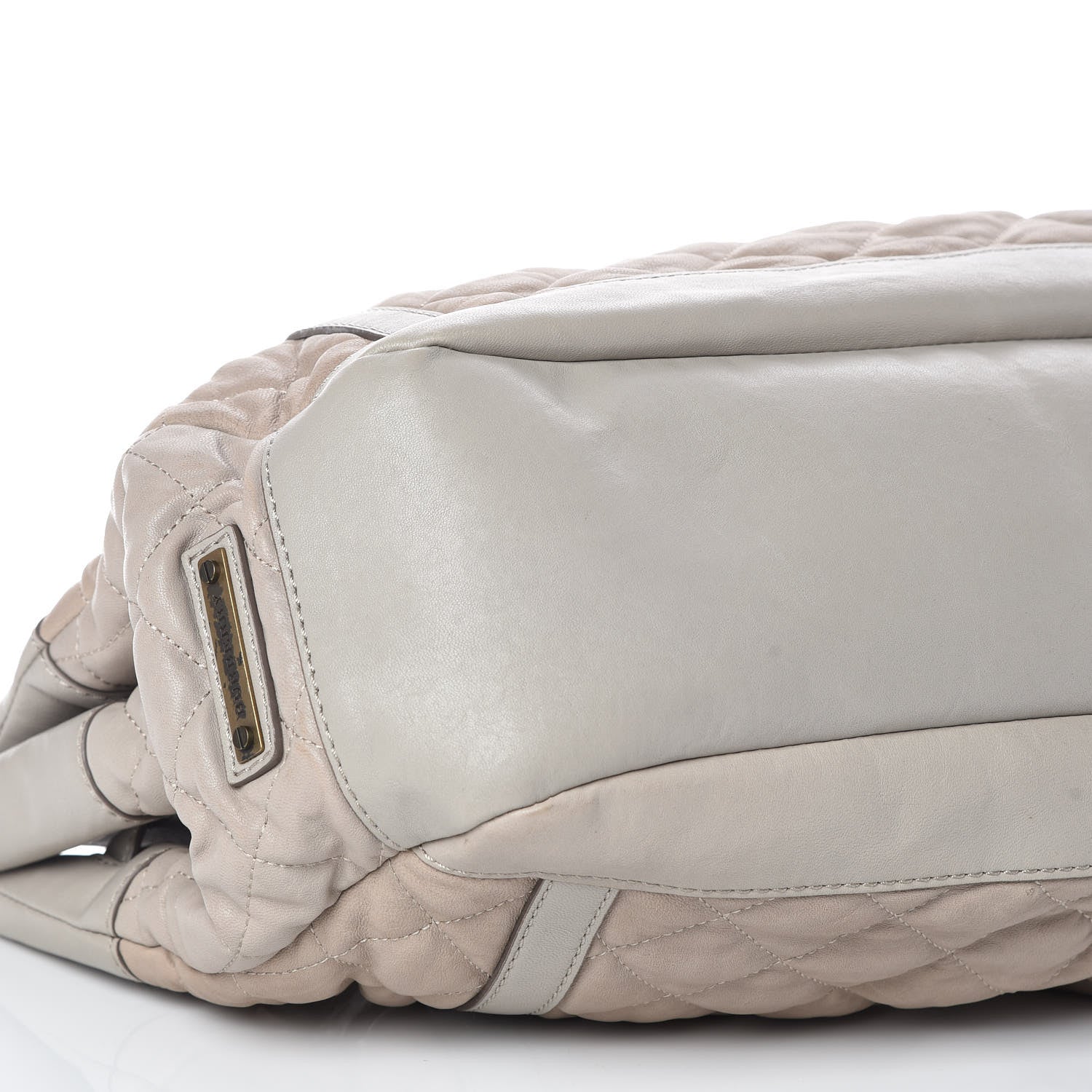 Burberry Lambskin Quilted Enmore Tote Grey 5 of 9