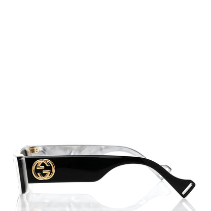 Gucci Acetate Rectangular Sunglasses GG0516S Black 3 of 8