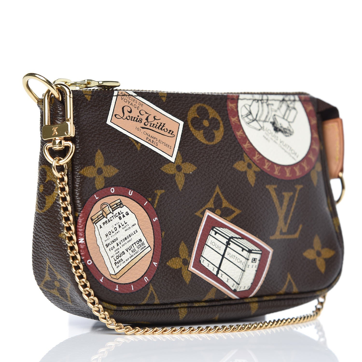 Louis Vuitton Monogram Patch Mini Pochette Accessories 3 of 7
