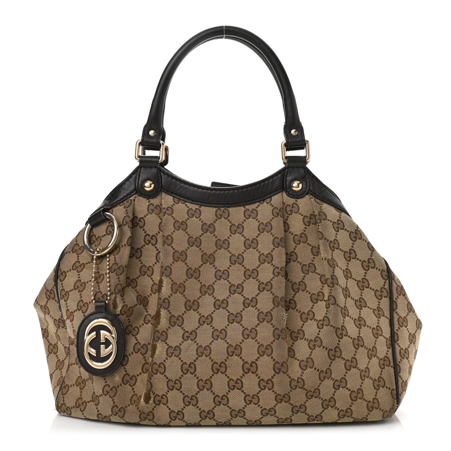 Gucci Monogram Medium Sukey Tote Dark Brown 1 of 15