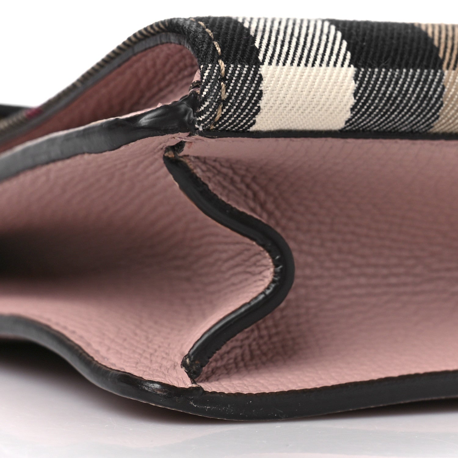Burberry Derby Calfskin House Check Small Macken Crossbody Bag Pale Orchid 8 of 10