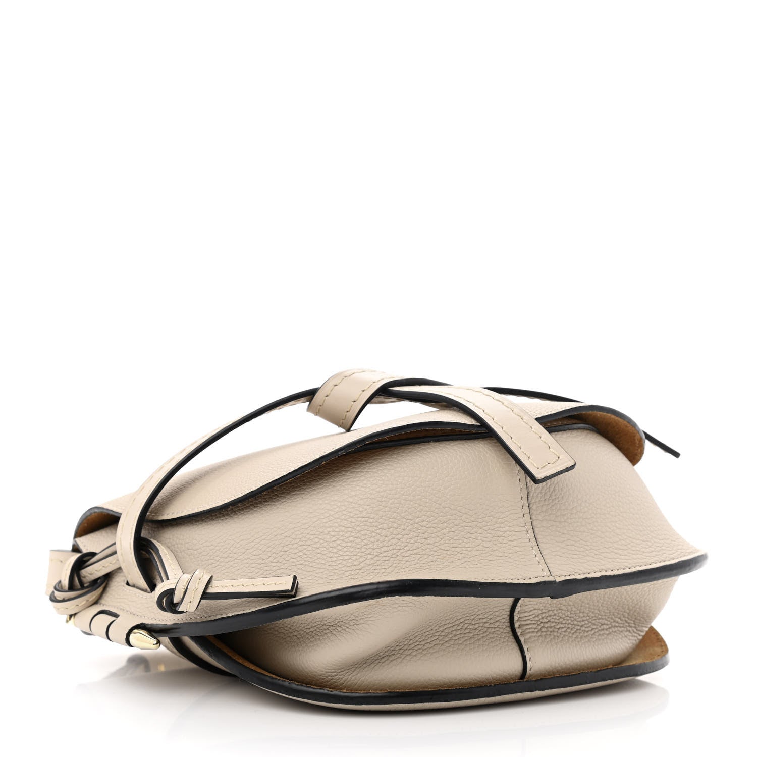 Loewe Grained Calfskin Small Gate Crossbody Bag Light Oat 4 of 12