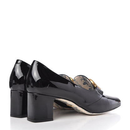 Gucci Vernice GG Victoire 55mm Loafer Pumps 40 Black 4 of 10
