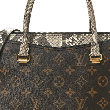 Louis Vuitton Snakeskin Monogram Pallas Black 7 of 9
