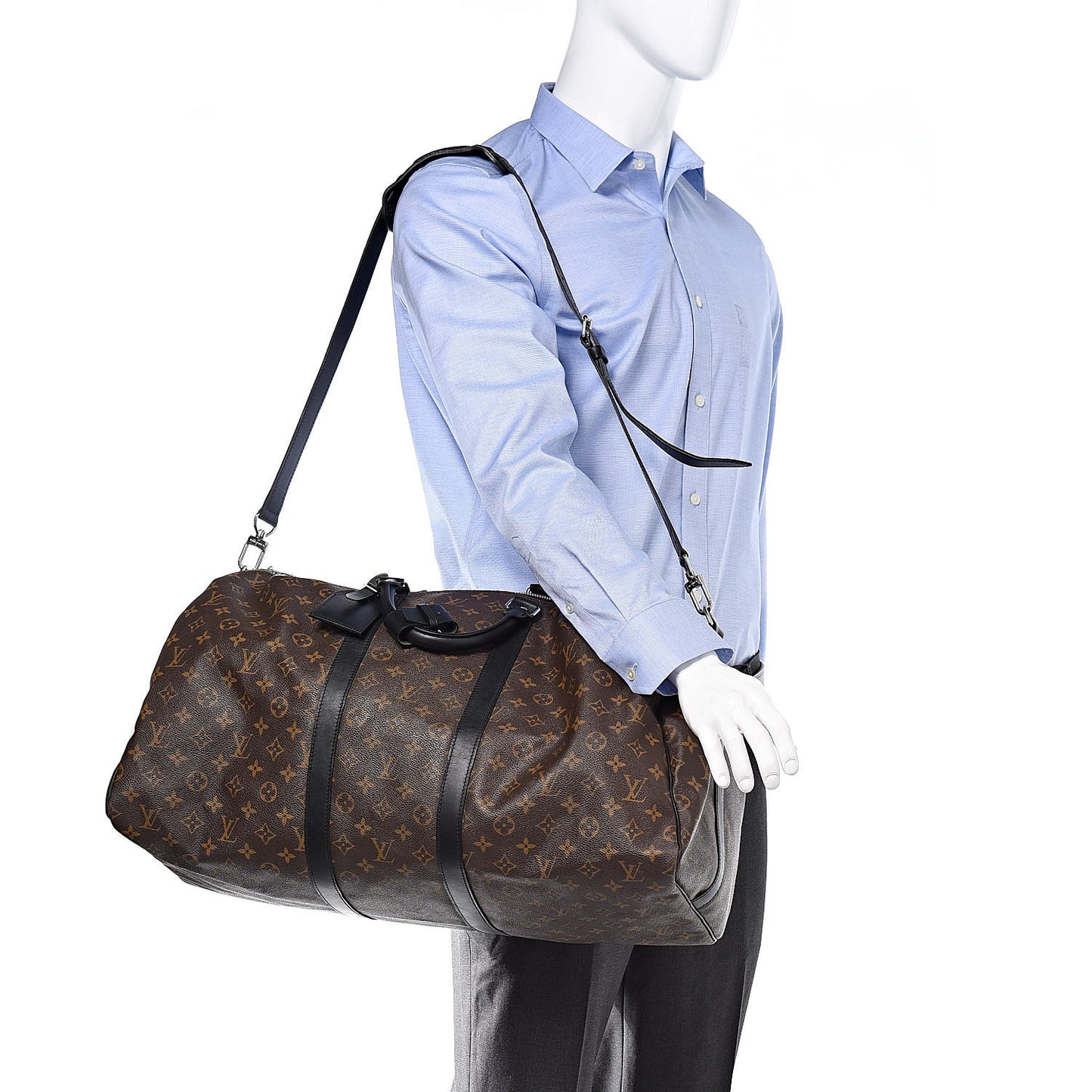 Monogram Macassar Keepall Bandouliere 55