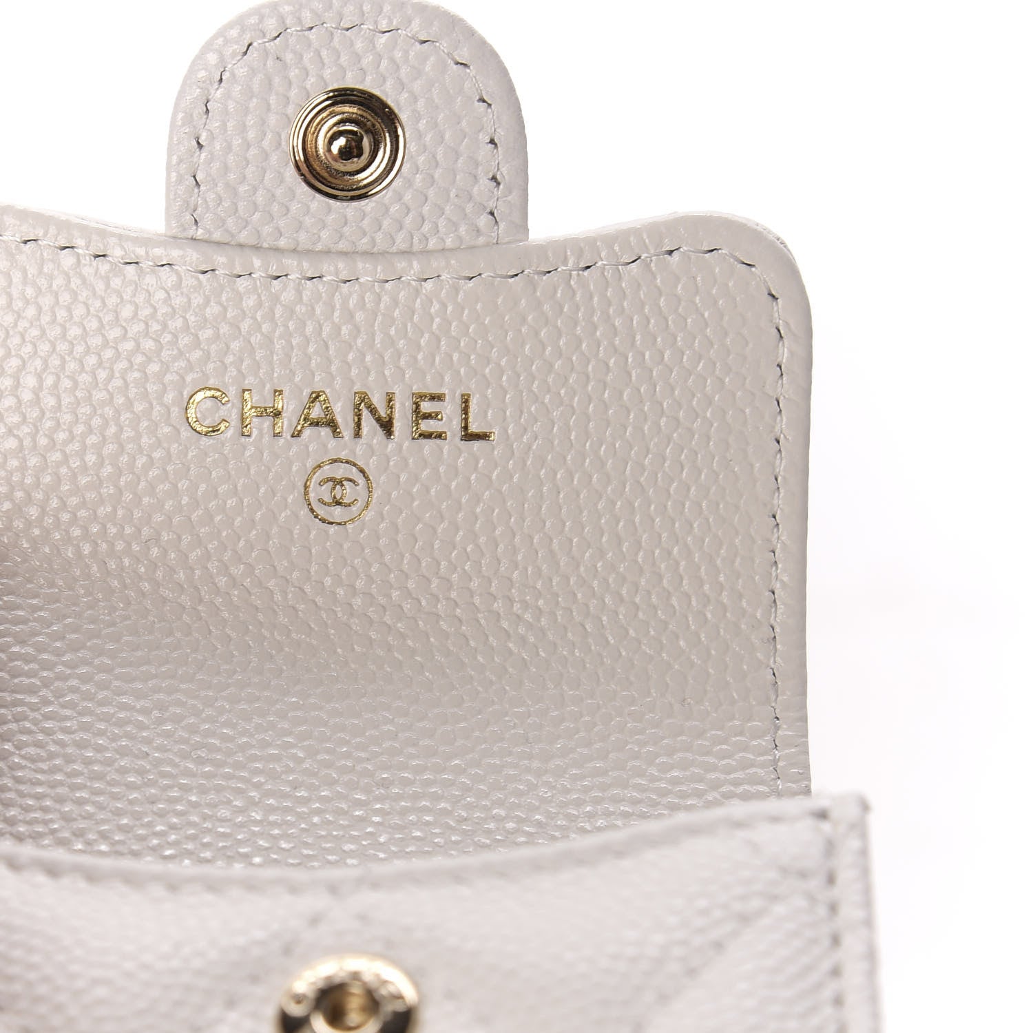 Chanel Caviar Quilted Airpods Pro Case White 6 of 9