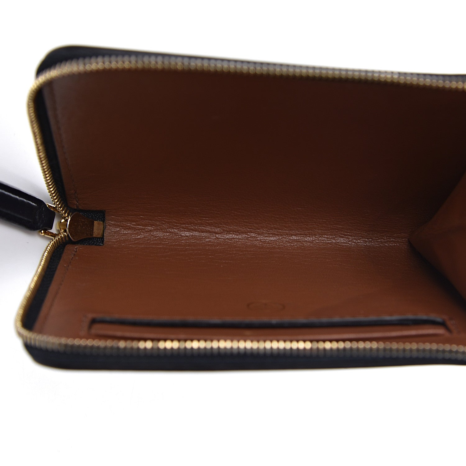 Mulberry Smooth Calfskin Squirrel Embroidered Part Zip Coin Pouch Navy 5 of 10