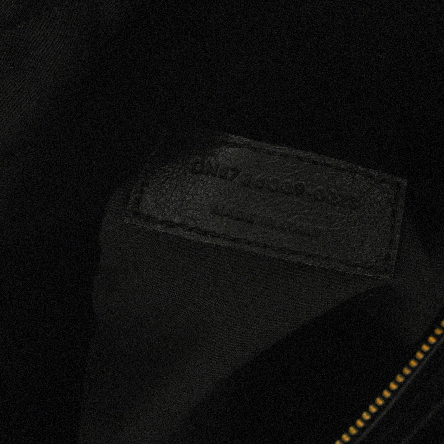 Saint Laurent Calfskin Quilted ES Giant Travel Bag Black 6 of 10
