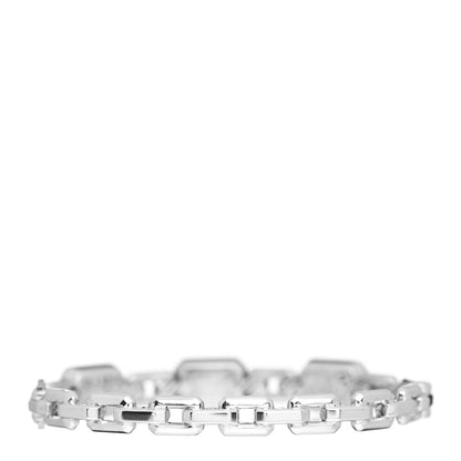 David Yurman Sterling Silver Diamond Blue Topaz Novella Three Stone Bracelet 3 of 4