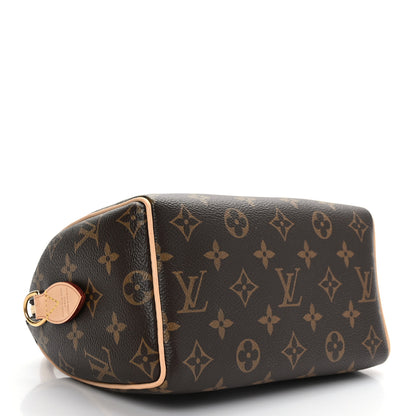 Louis Vuitton Monogram Speedy Bandouliere 20 Black 4 of 10