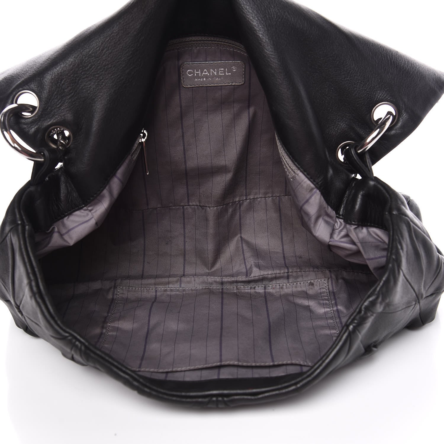 Chanel Lambskin Quilted Soft Squares Origami Flap Black 5 of 14