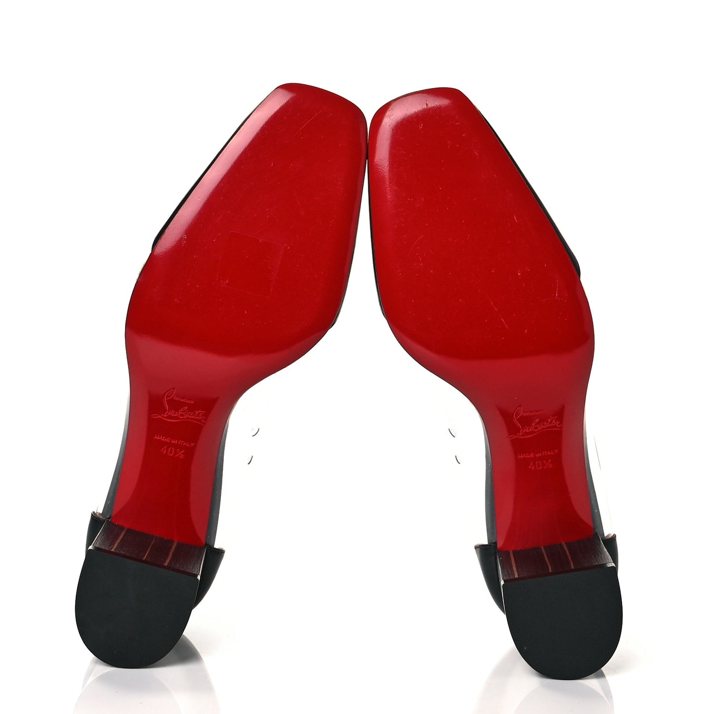 Nappa PVC Grandola 55 Wood Heel 40.5 Black