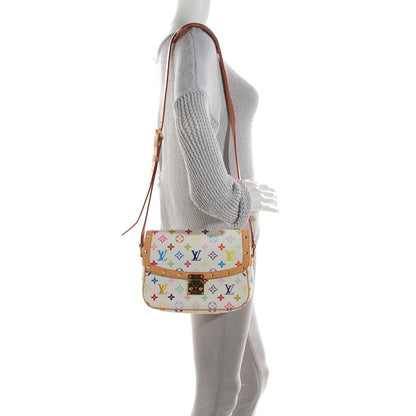 Louis Vuitton Monogram Multicolor Sologne White 2 of 7