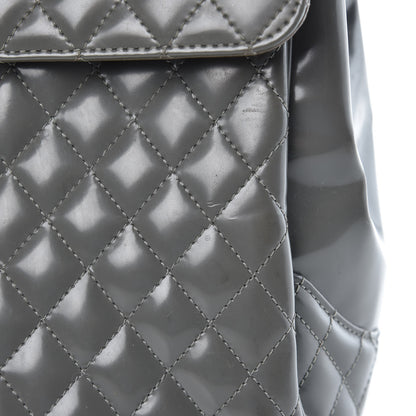 Chanel Glazed Calfskin Mademoiselle Lock Kelly Flap Bag Grey 16 of 21