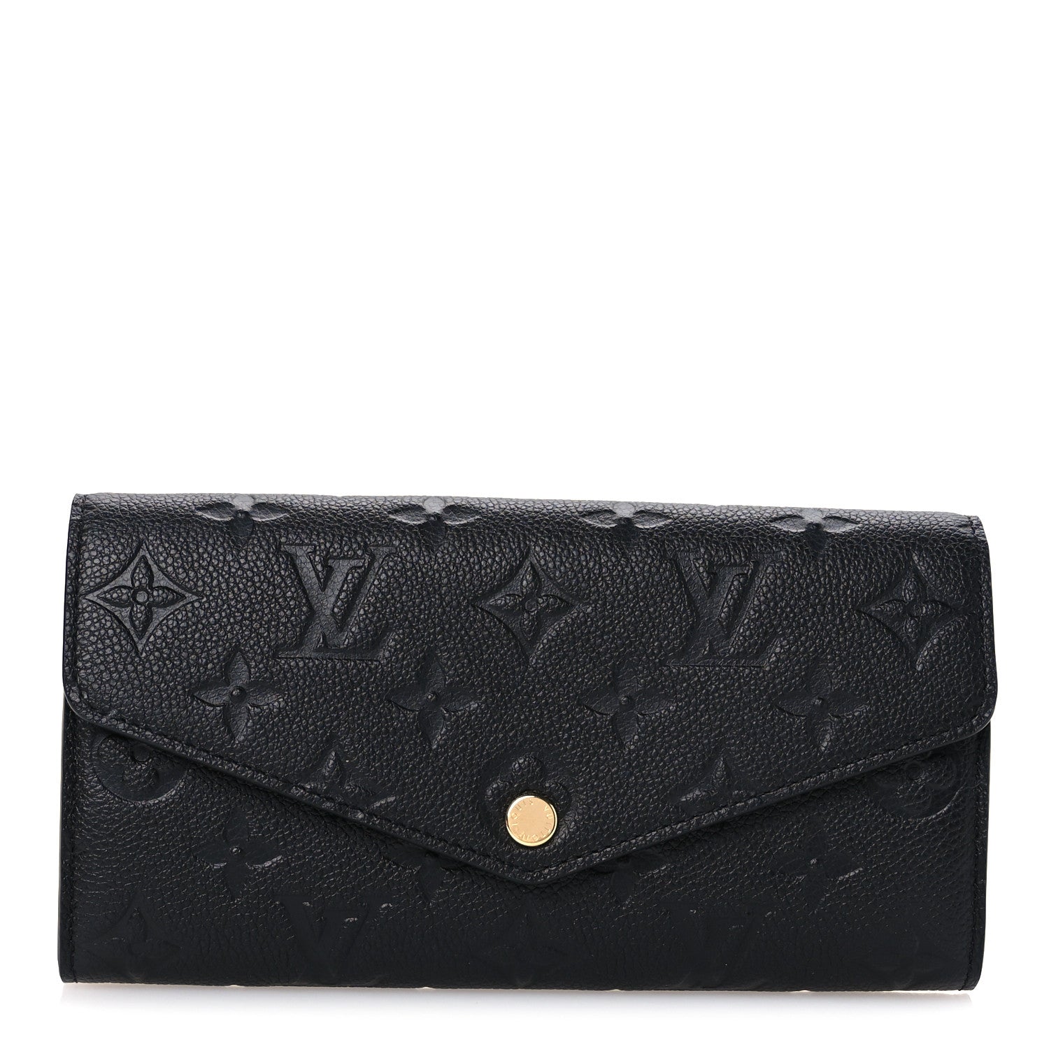 Louis Vuitton Empreinte Sarah Wallet NM Black 1 of 8