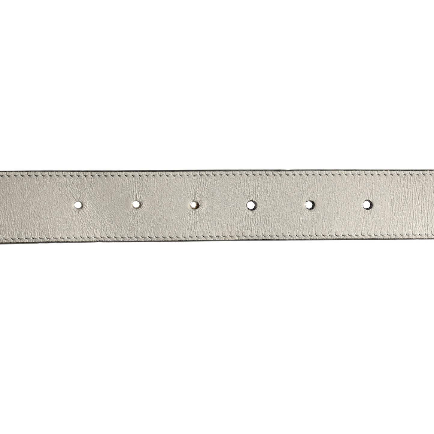 Calfskin Trapuntata Zumi 30mm Belt White 65 26