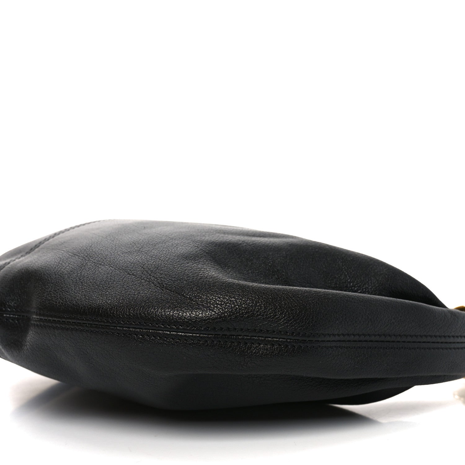 Chloe Grained Buffalo Small Bracelet Hobo Bag Black 10 of 11