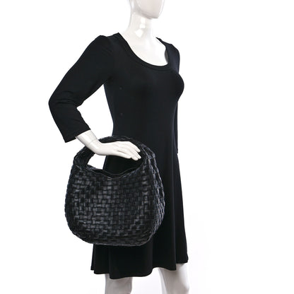 Bottega Veneta Nappa Intrecciato Hobo Black 2 of 8