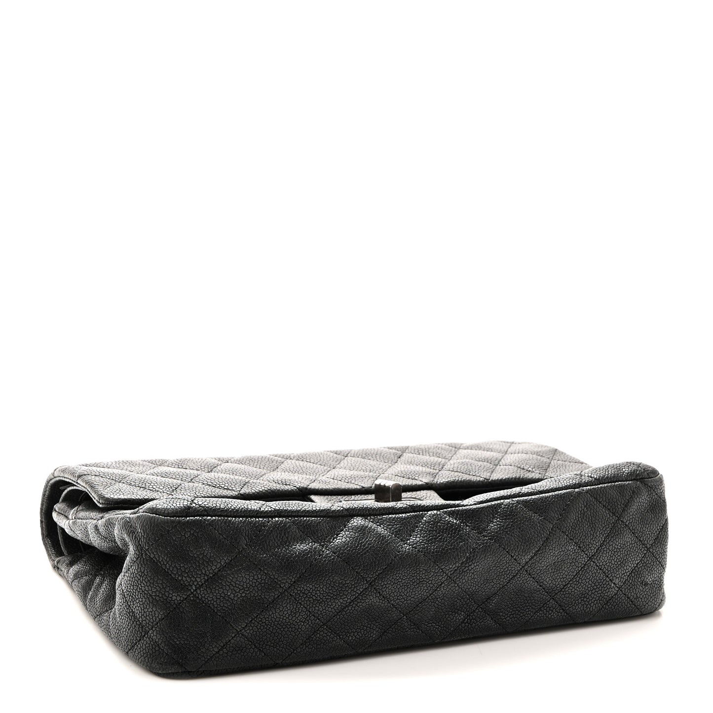 Washed Caviar Quilted 2.55 Reissue 225 Bijoux Chain Flap  Black