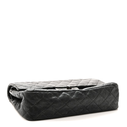 Chanel Washed Caviar Quilted 2.55 Reissue 225 Bijoux Chain Flap  Black 4 of 11