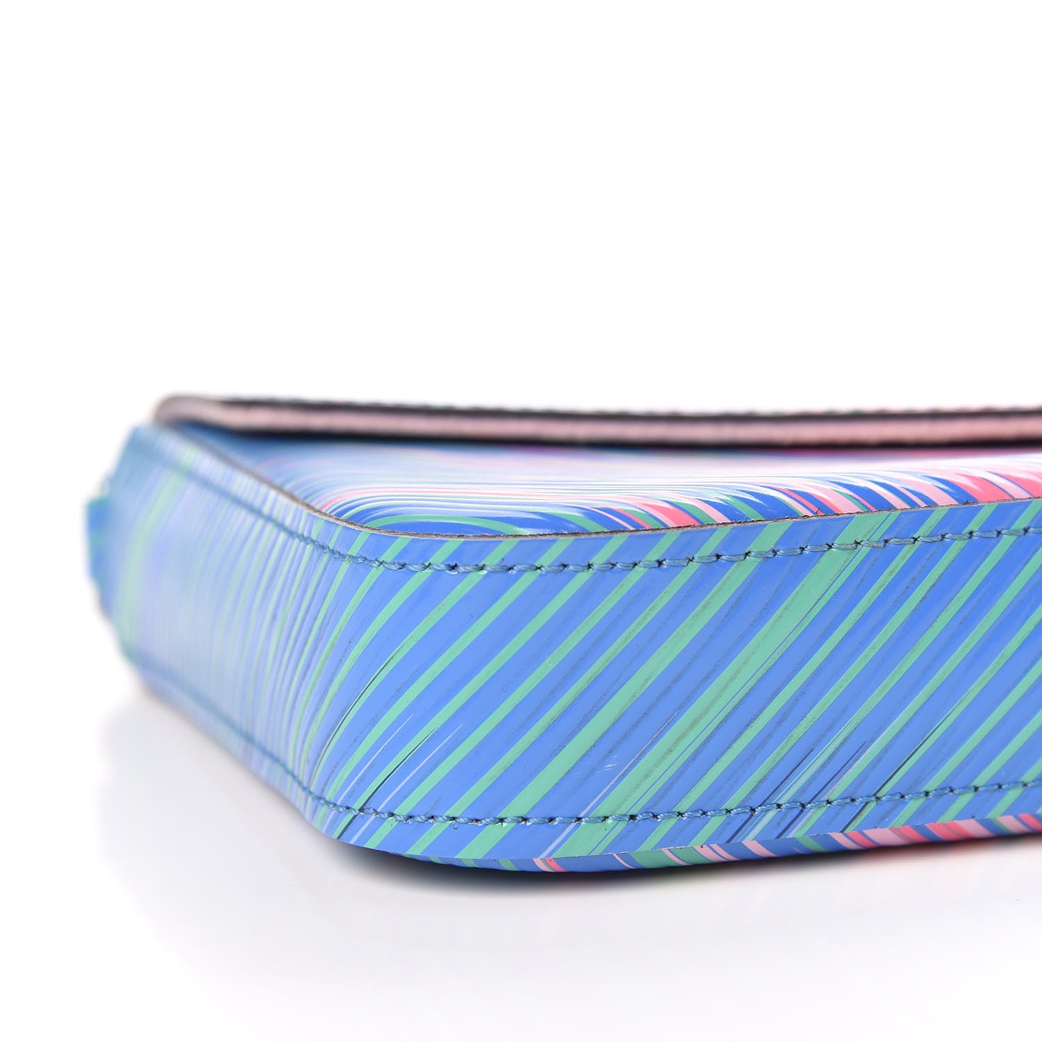 Louis Vuitton Epi Tropical Pochette Felicie Blue Rose 6 of 12