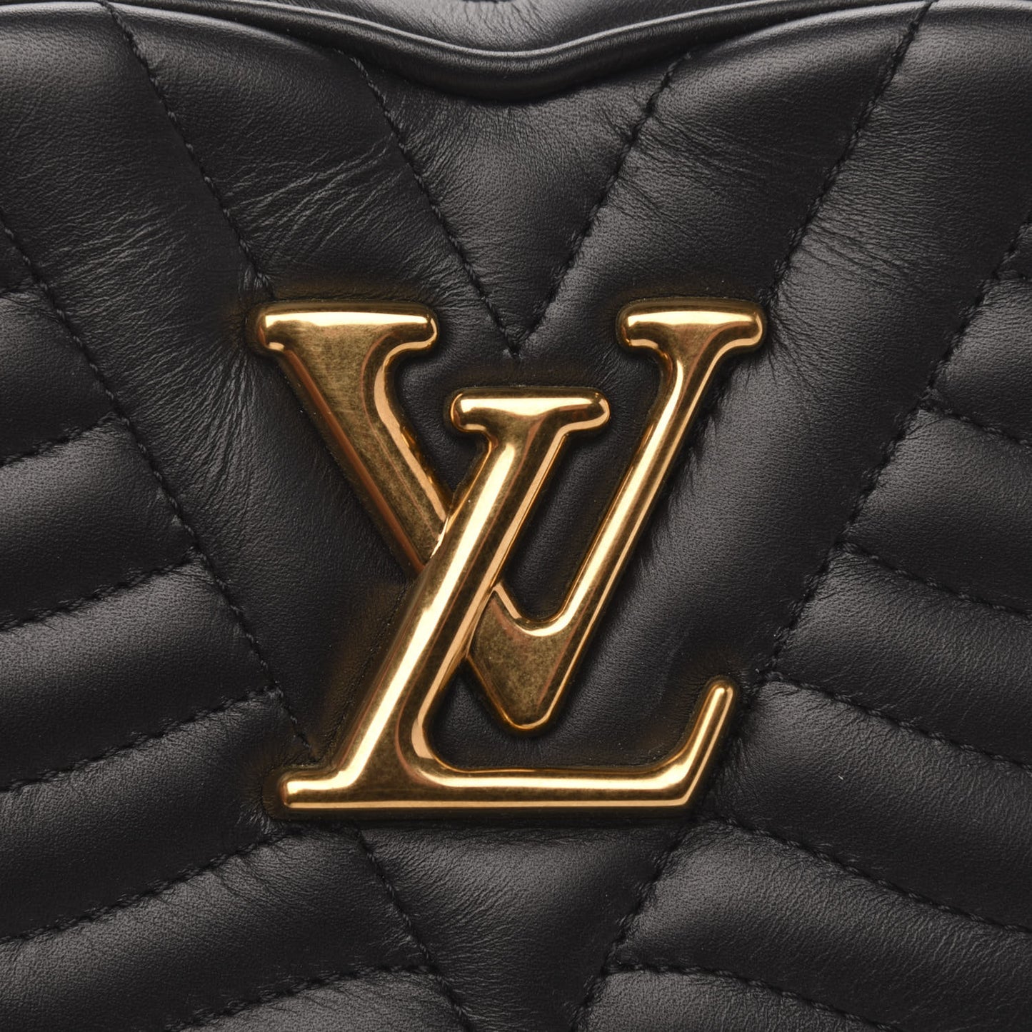 Calfskin New Wave Heart Bag Black