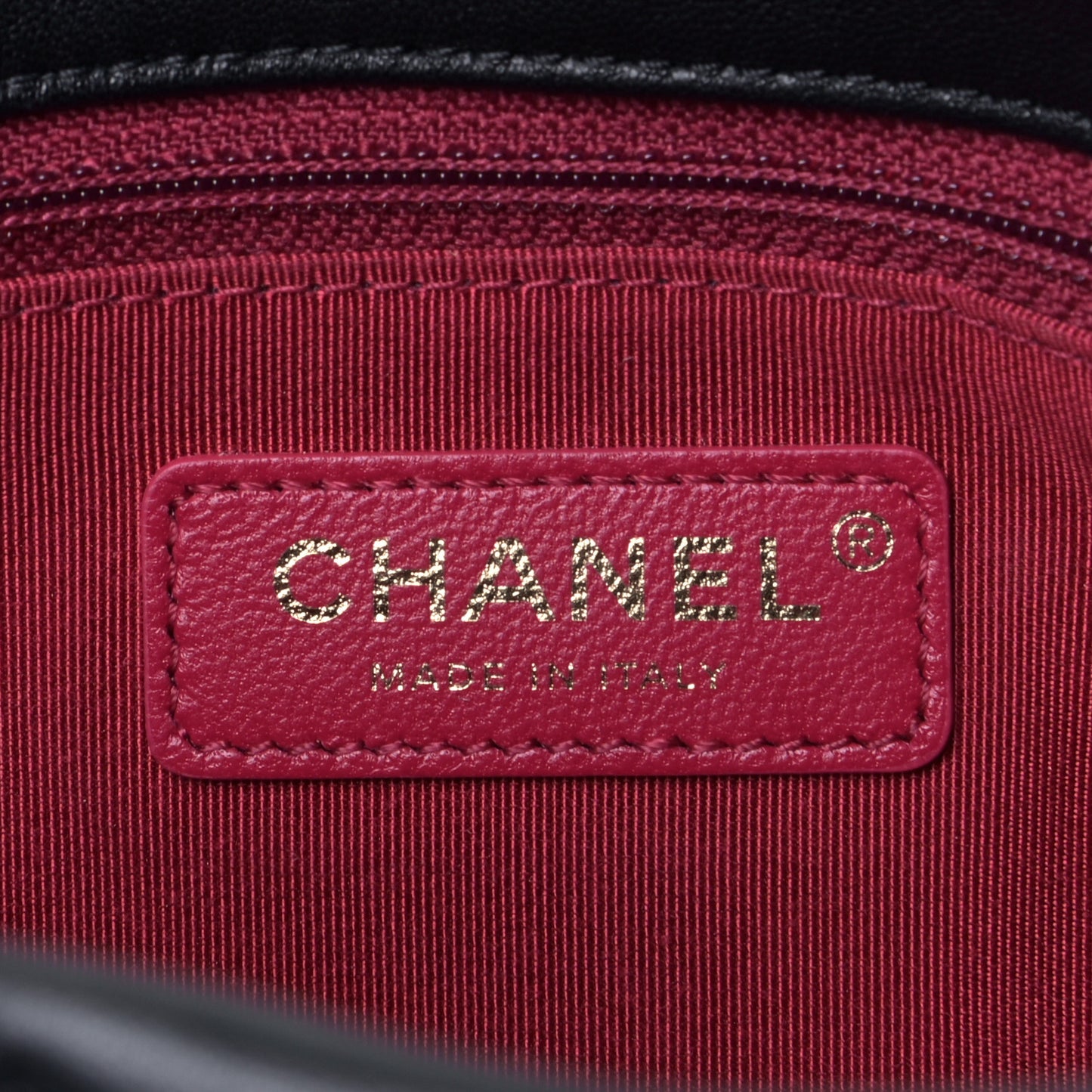 Lambskin Quilted On The Shoulder Flap Black