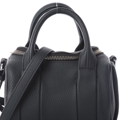 Alexander Wang Pebbled Lambskin Mini Rockie Dark Green Silver Hardware 8 of 10