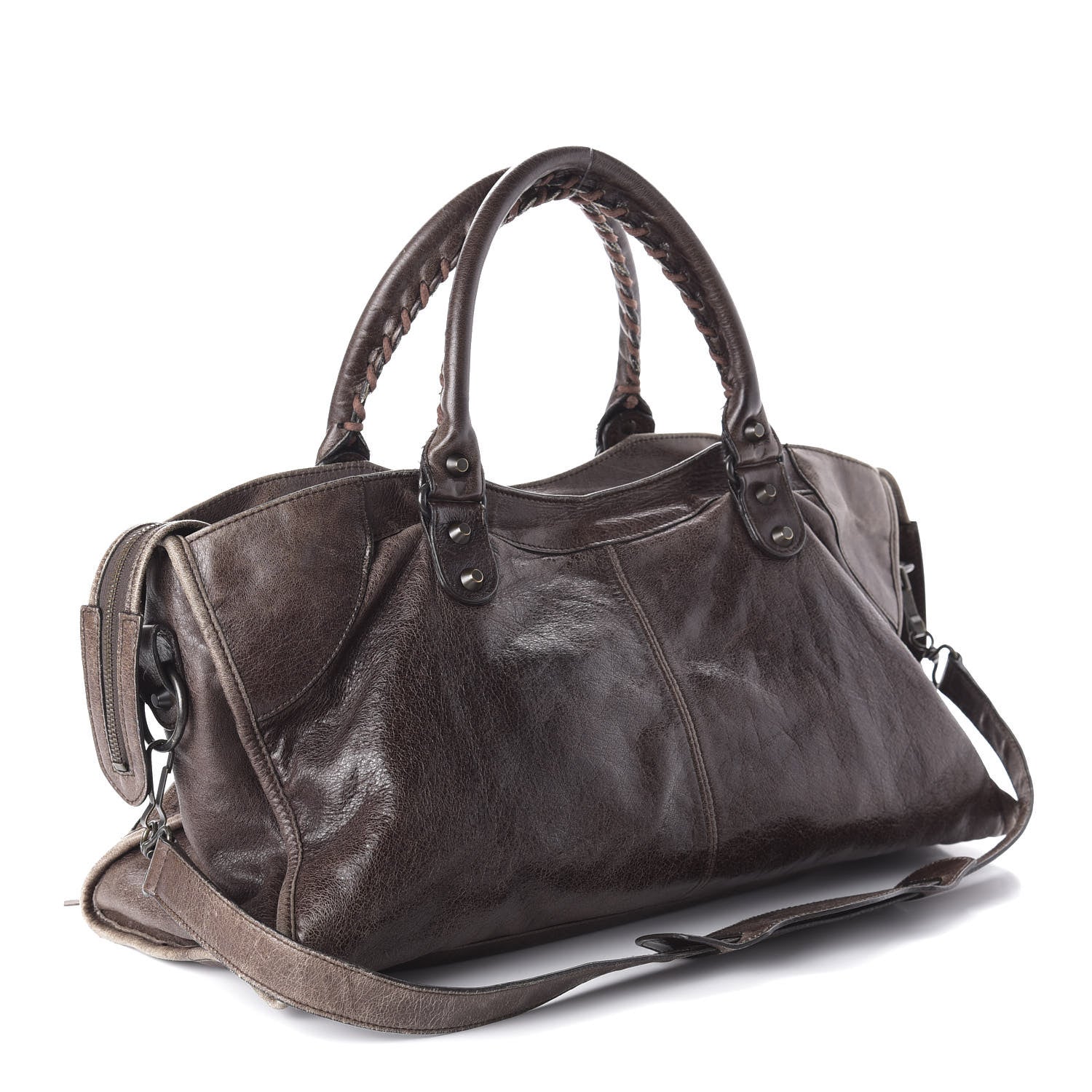 Balenciaga Chevre Classic Hardware Part Time Truffle 3 of 11