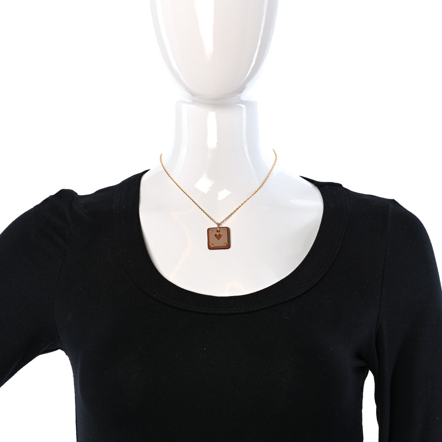 Rose Gold Plated Swift As De Coeur Necklace Gold