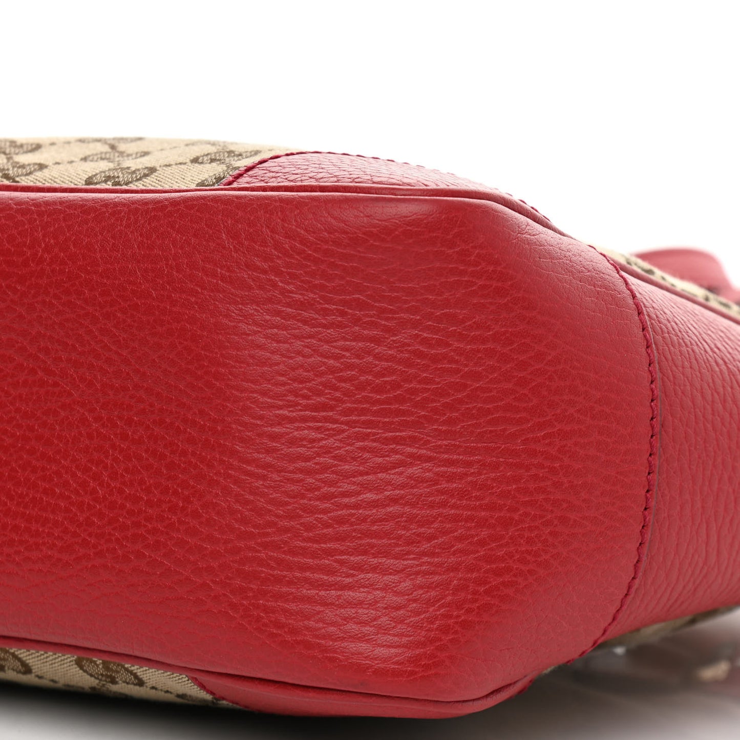 Monogram Small Bree Tote Red