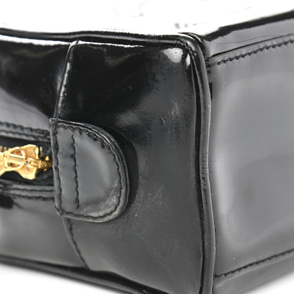 Chanel Patent Timeless CC Cosmetic Pouch Black 10 of 12