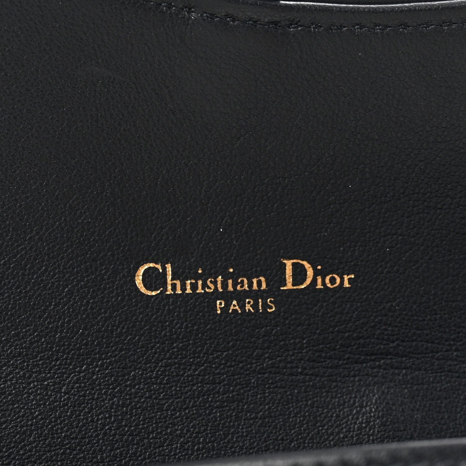 Christian Dior Oblique Saddle Chain Long Wallet Blue 7 of 12