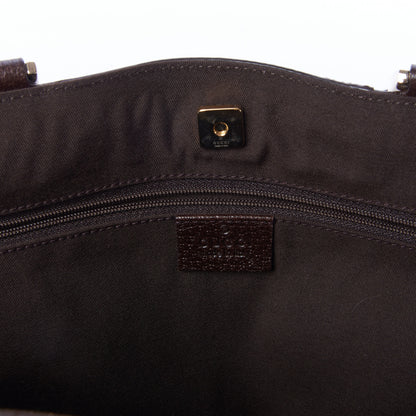 Gucci Monogram Abbey D Ring Tote Dark Brown 7 of 8