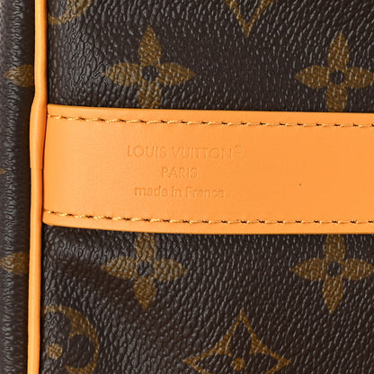 Louis Vuitton Monogram Macassar LV Colormania Keepall Bandouliere 50 Safran Yellow 5 of 8