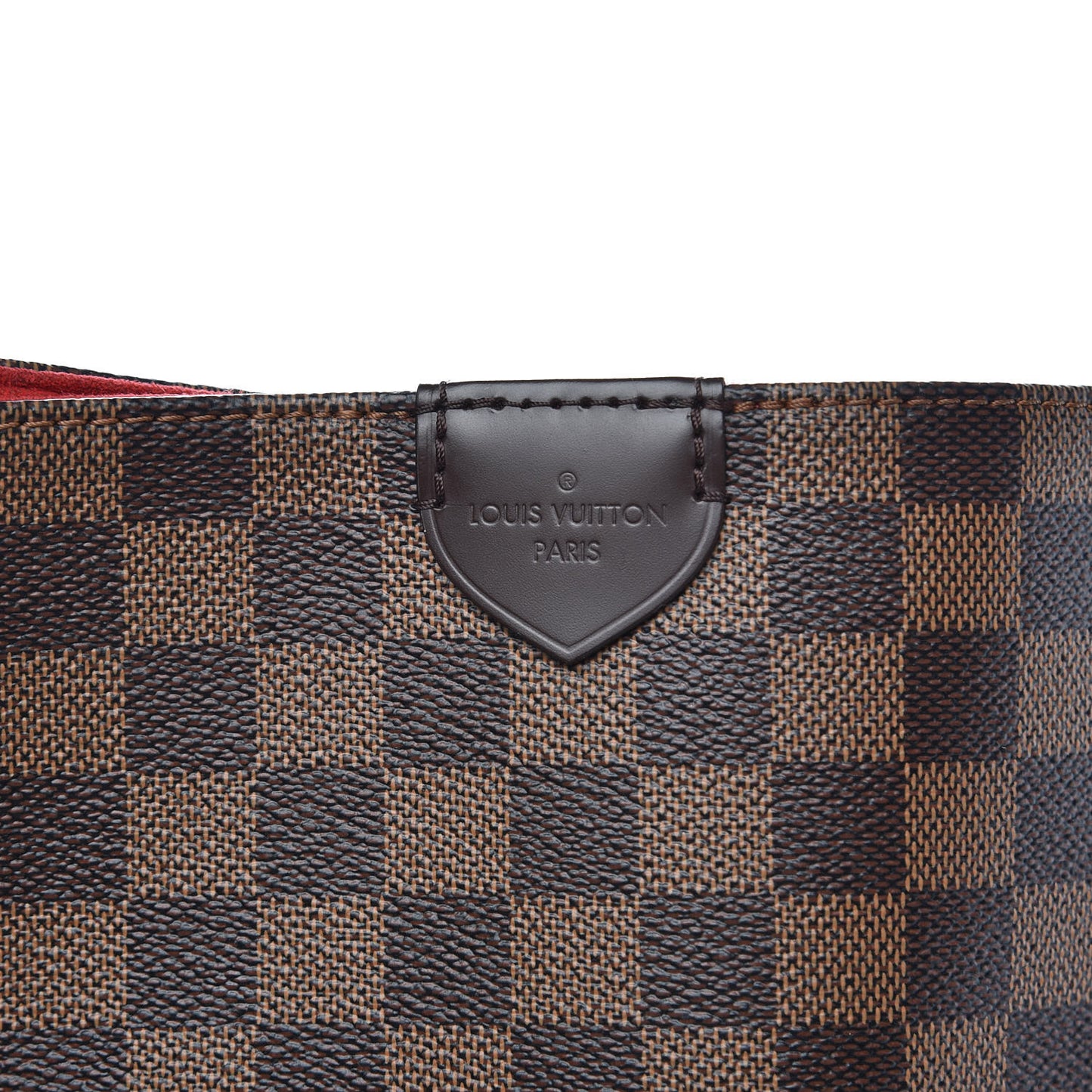 Damier Ebene Caissa Hobo Cherry