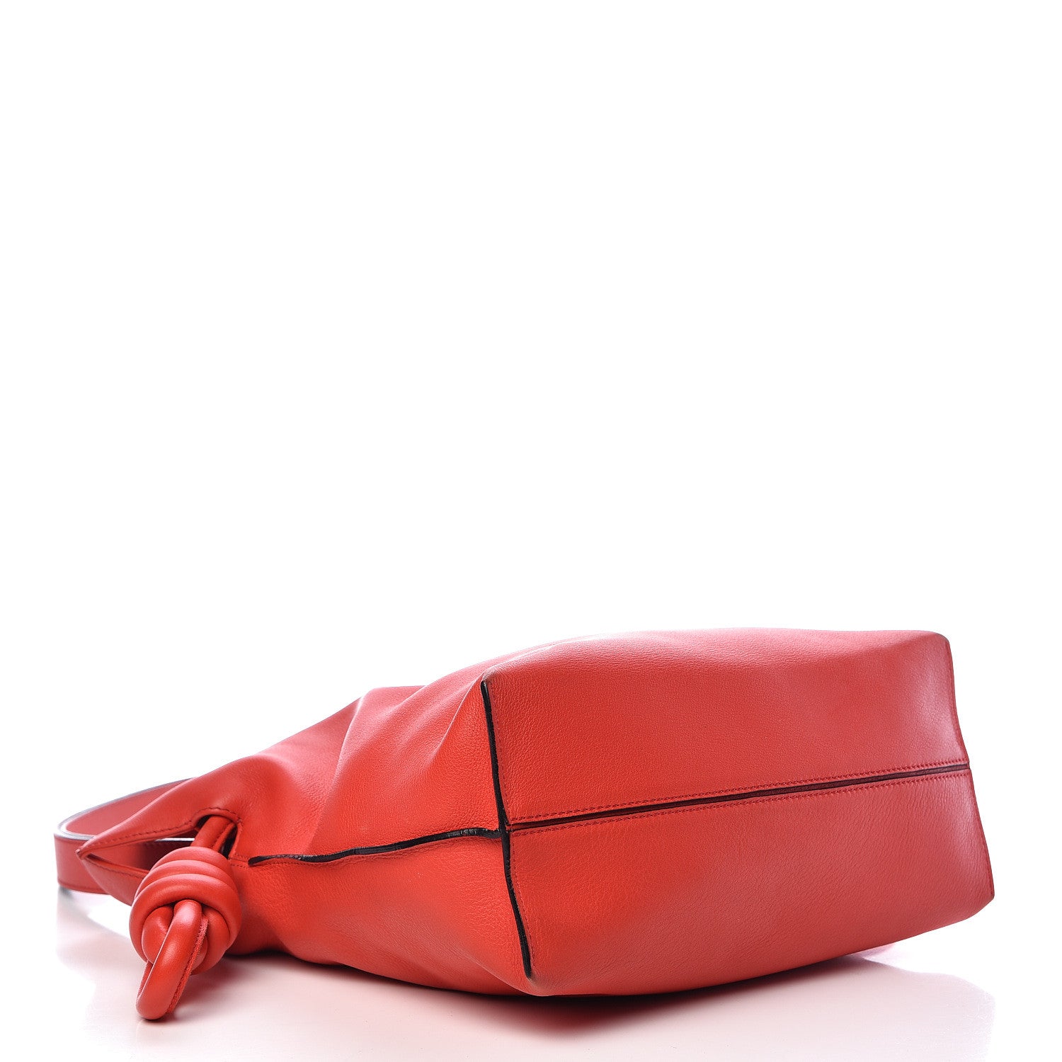 Loewe Calfskin Flamenco Knot Bag Red 4 of 15