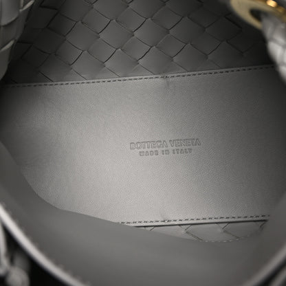 Bottega Veneta Nappa Intrecciato Small Andiamo Shoulder Bag Sterling 5 of 9