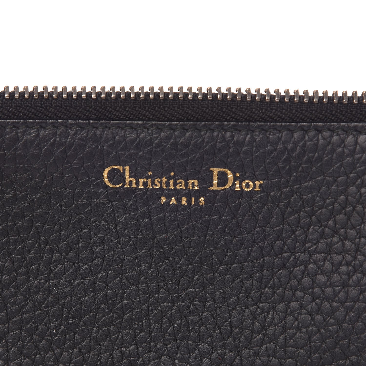 Christian Dior Bullcalf Diorissimo Pouch Black 6 of 12