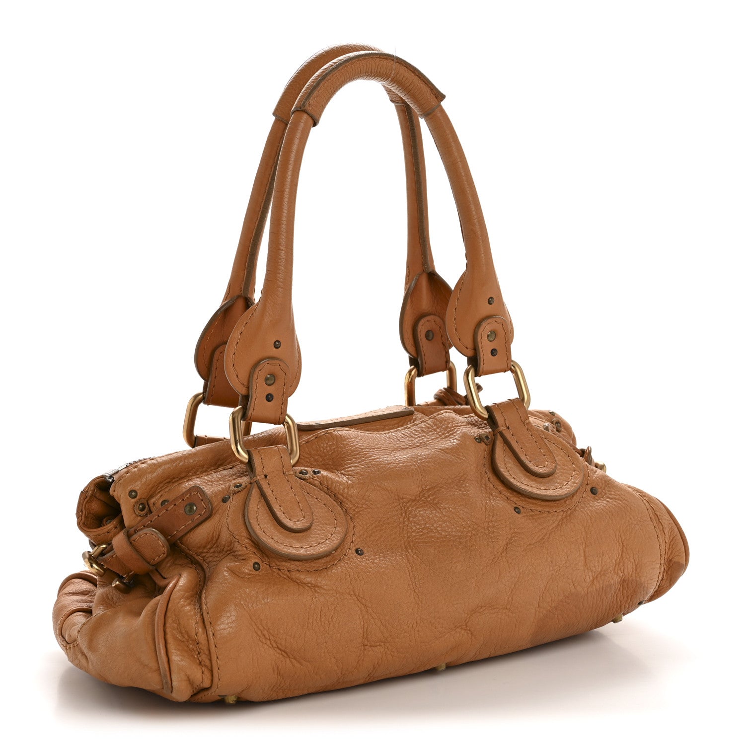 Chloe Calfskin Medium Paddington Satchel Tan 3 of 15