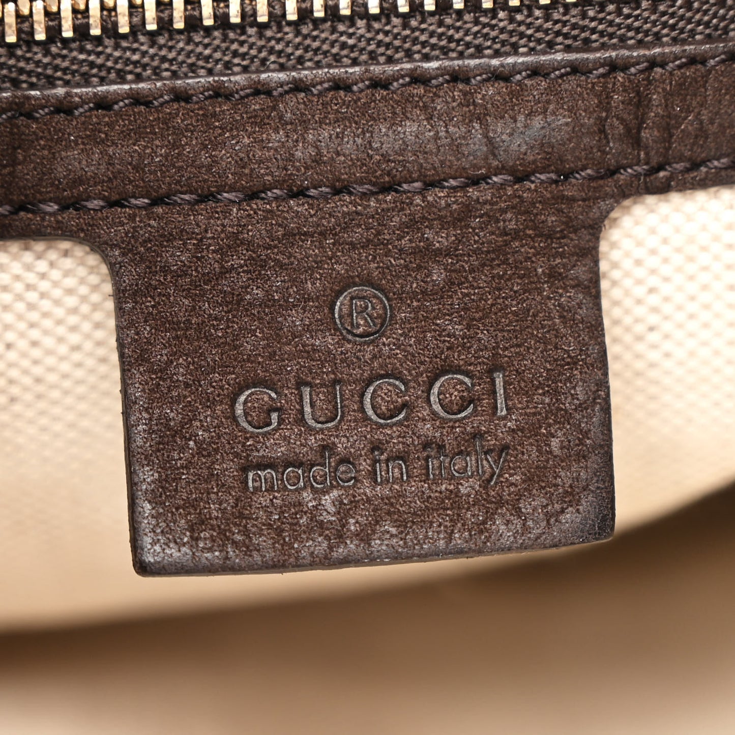 Monogram Web New Jackie Shoulder Bag Dark Brown