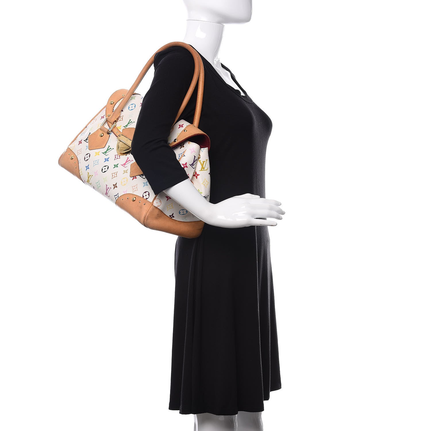 Louis Vuitton Monogram Multicolor Beverly GM White 2 of 15