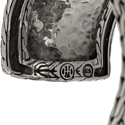 John Hardy Sterling Silver Classic Chain Hammered Cuff Bracelet 3 of 3