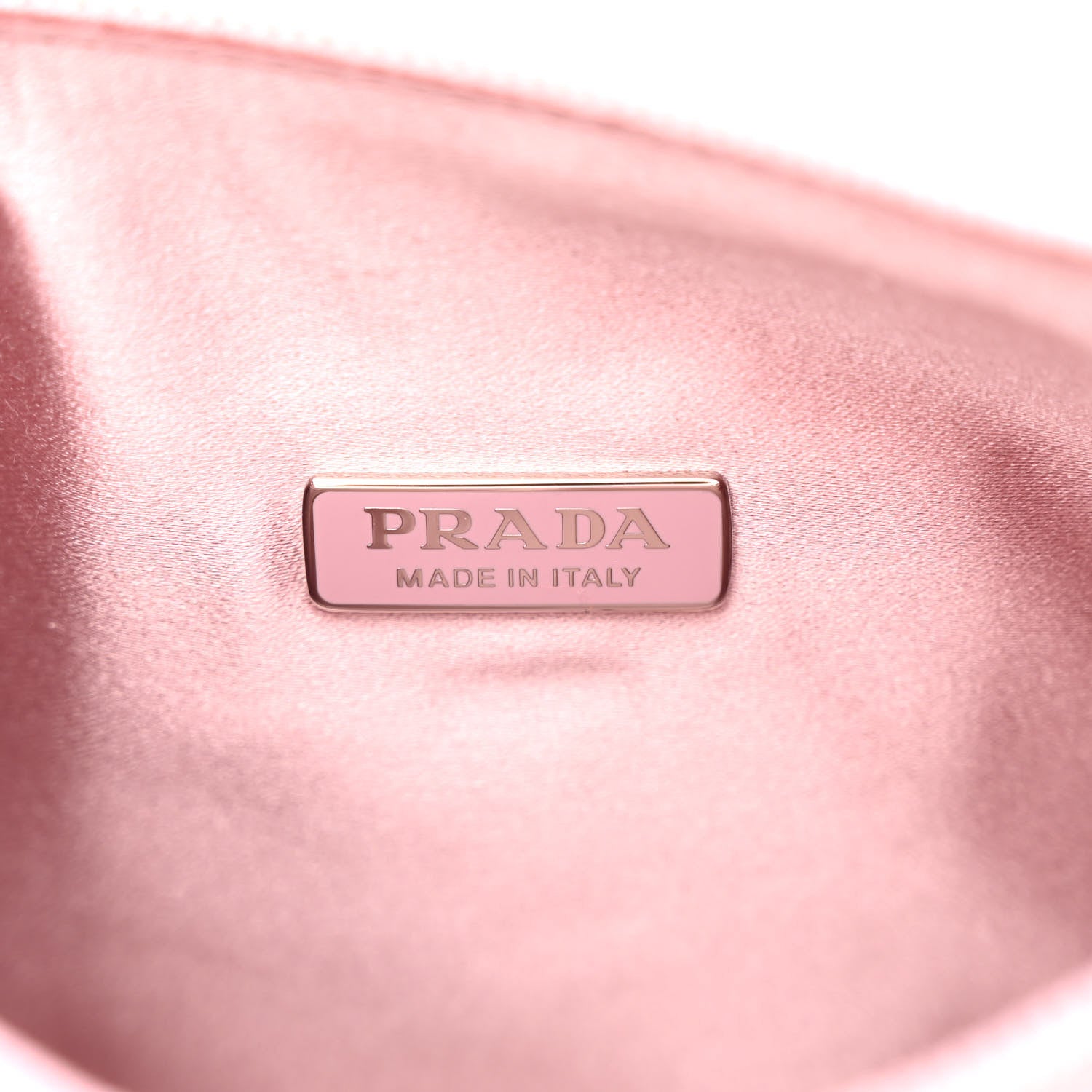 Prada Satin Crystal Mini Re-Edition 2000 Bag Alabastro 6 of 10