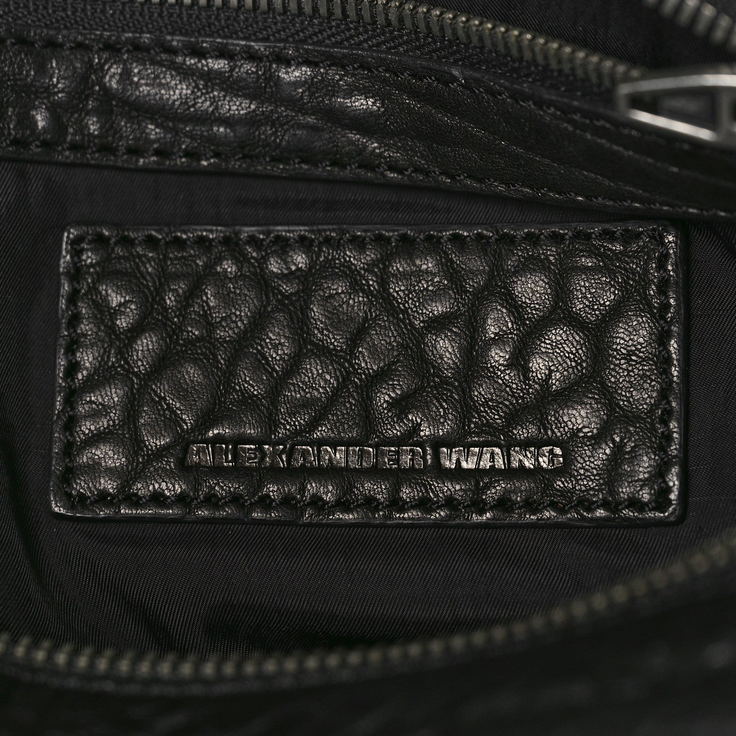 Alexander Wang Pebbled Lambskin Rockie Black Nickel Hardware 6 of 8