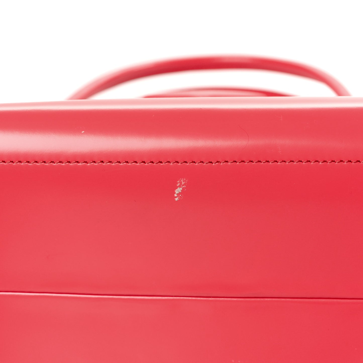Spazzolato Architectural Line Horizontal Bag Corallo